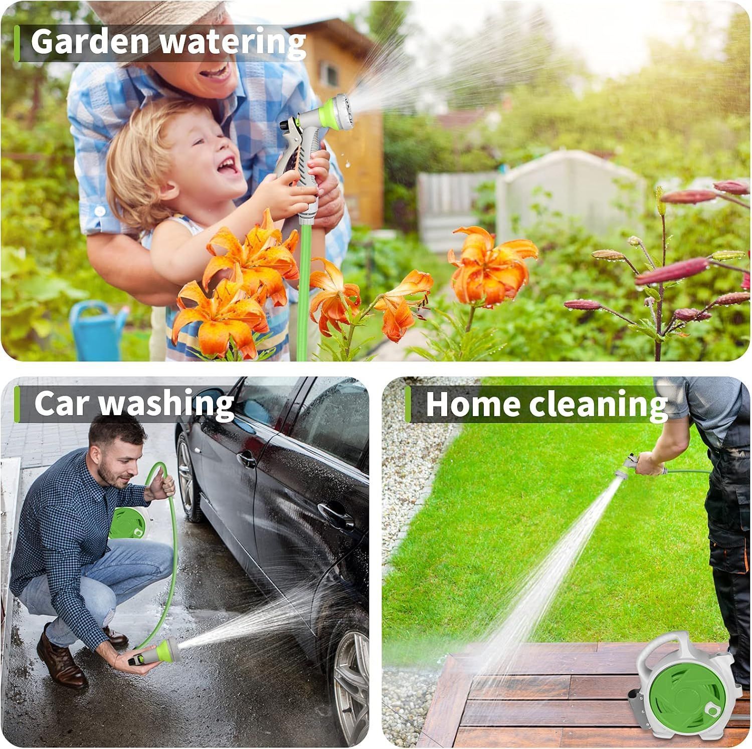 Mini Retractable Garden Hose Reel Simple Home Hose Reel