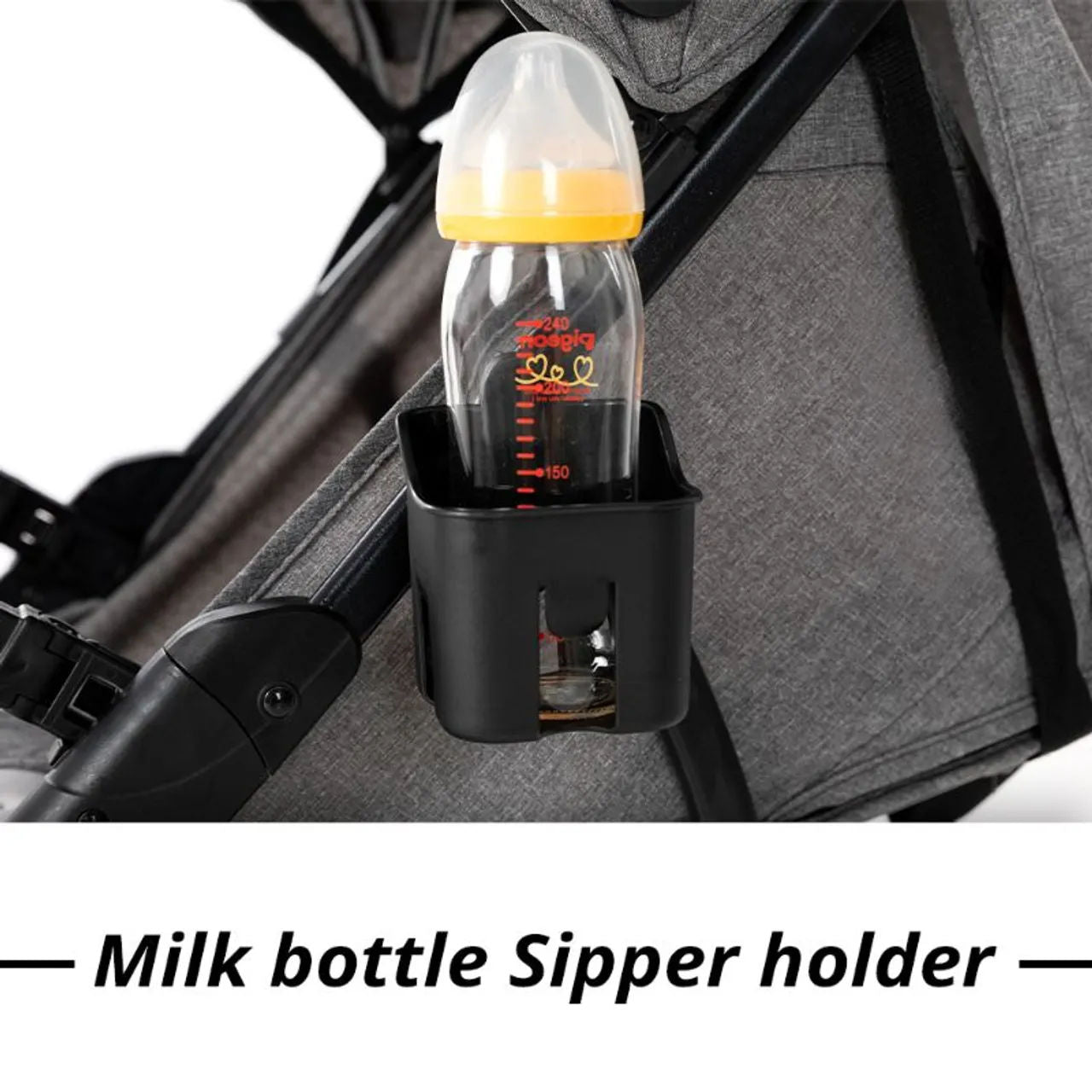 Teknum - عربة أطفال Trip Plus - رمادي