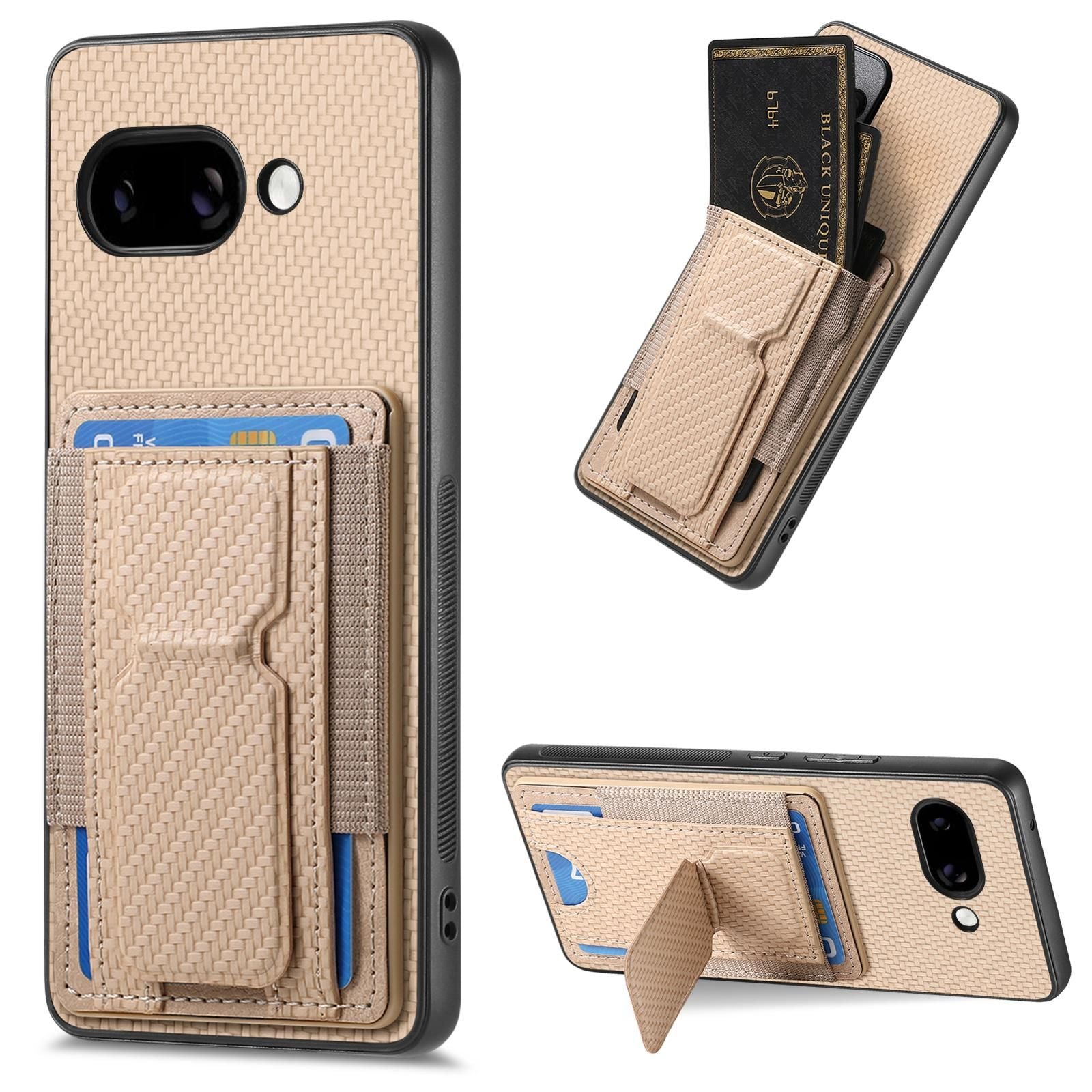 Carbon Fiber Stand Case For Google Pixel 9a