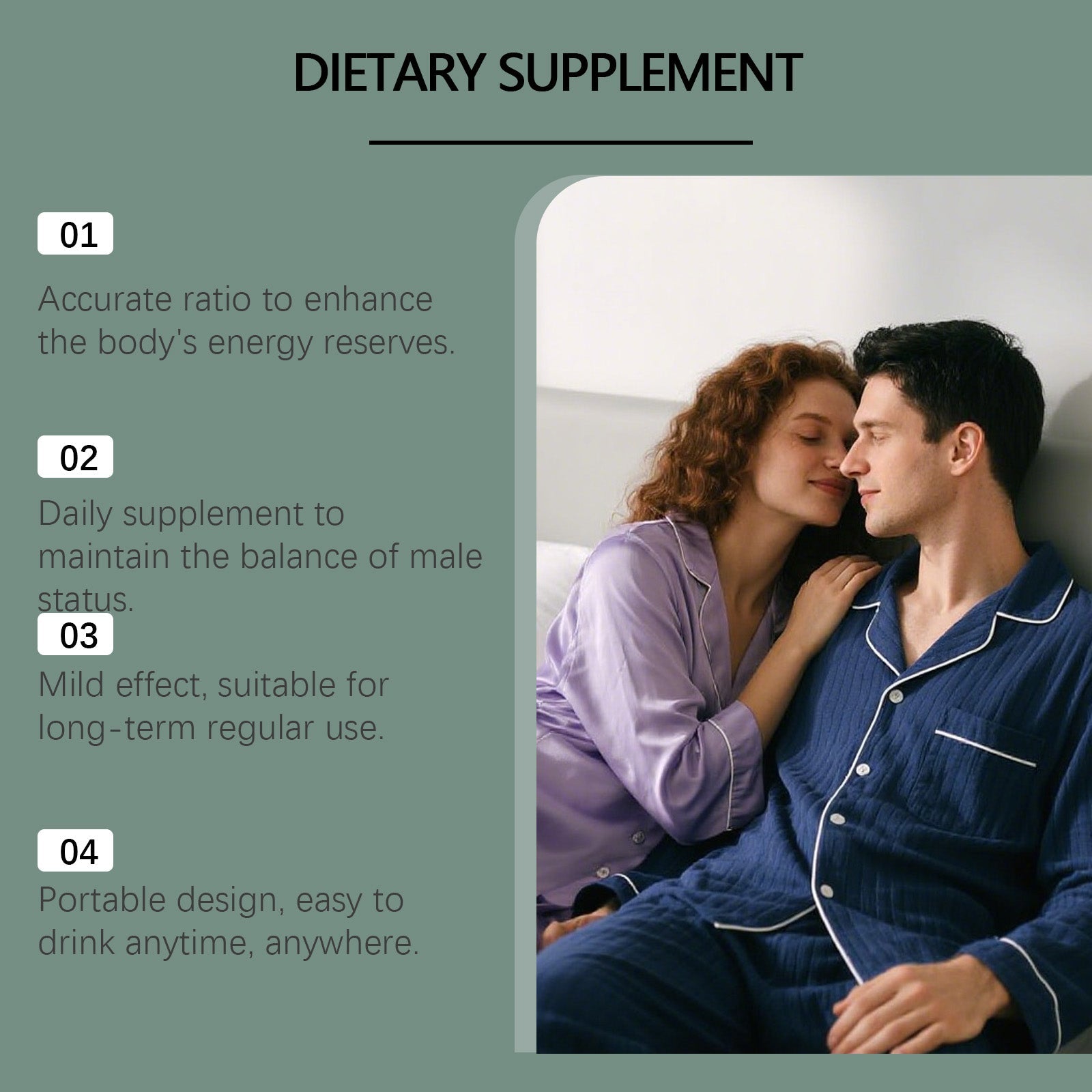 Boost Male Vitality with Gold Capsules, Enhance Confidence, Endurance ,60 capsules
