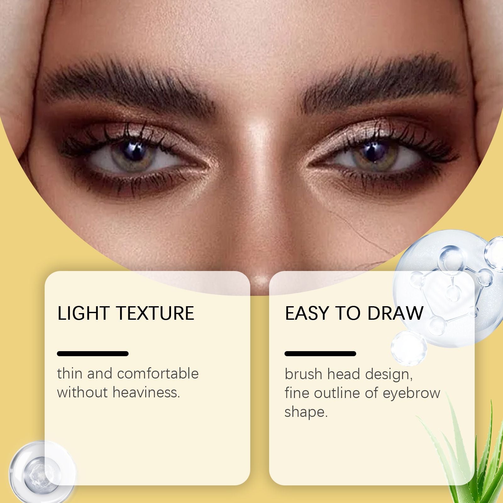 10g Eyebrow Tint Gel with Waterproof and Smudge Resistant