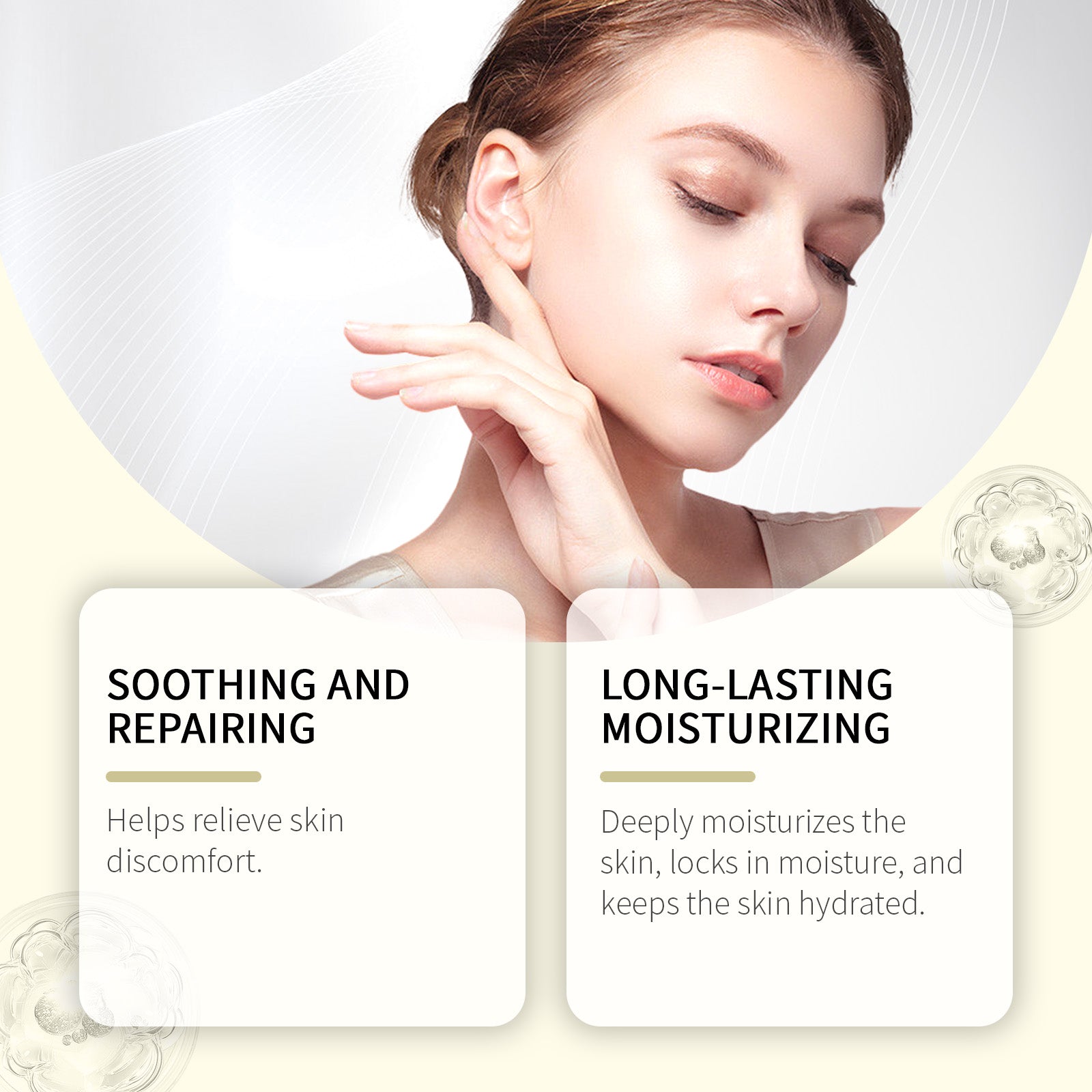 Camel Milk Facial Care Moisturizer, Deep Hydrating, Nourishing Skin Daily ,50g