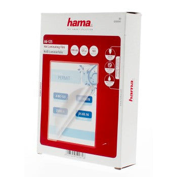 HAMA 50061 HOT LAMINATING FILM,DIN A6,125µ,100 Pcs