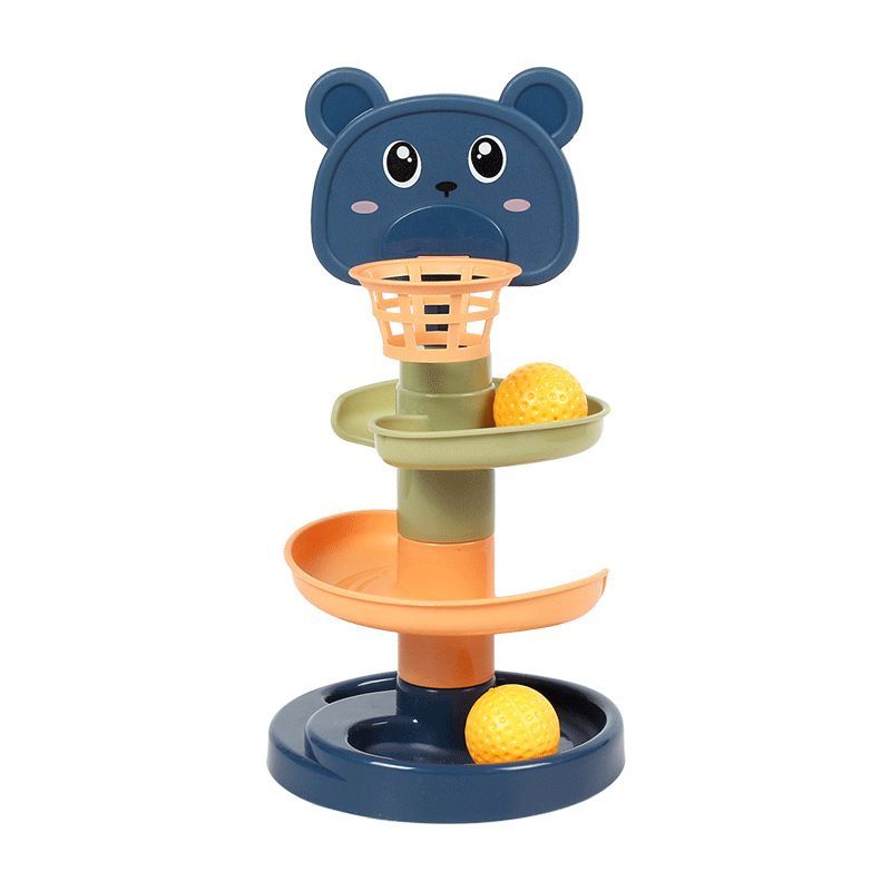 Rolling Ball Ramp Toy Spinning Tower Ball Activity Toy Educational Game Baby Toddler Gifts
