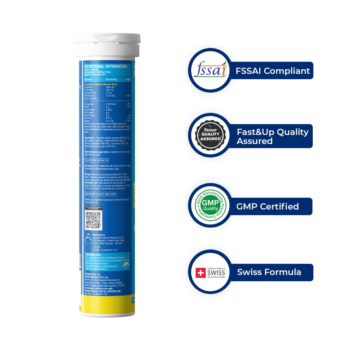 Fast & up Man Performance - Enhanced Performance- Orange