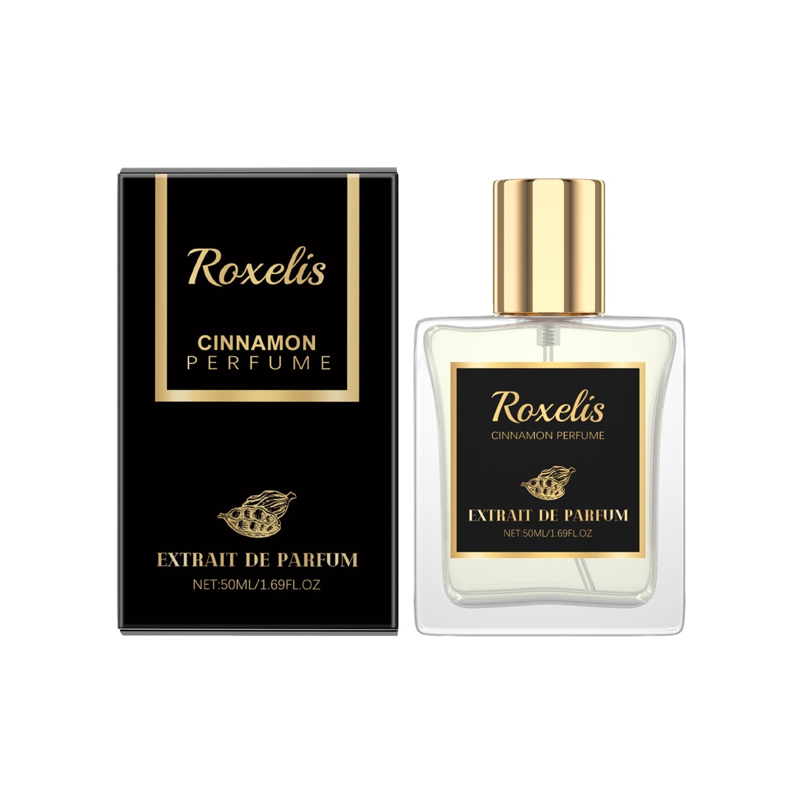 Cinnamon Cardamom Perfume, Long Lasting Romantic Fragrance, Elegant and Safe ,50ml