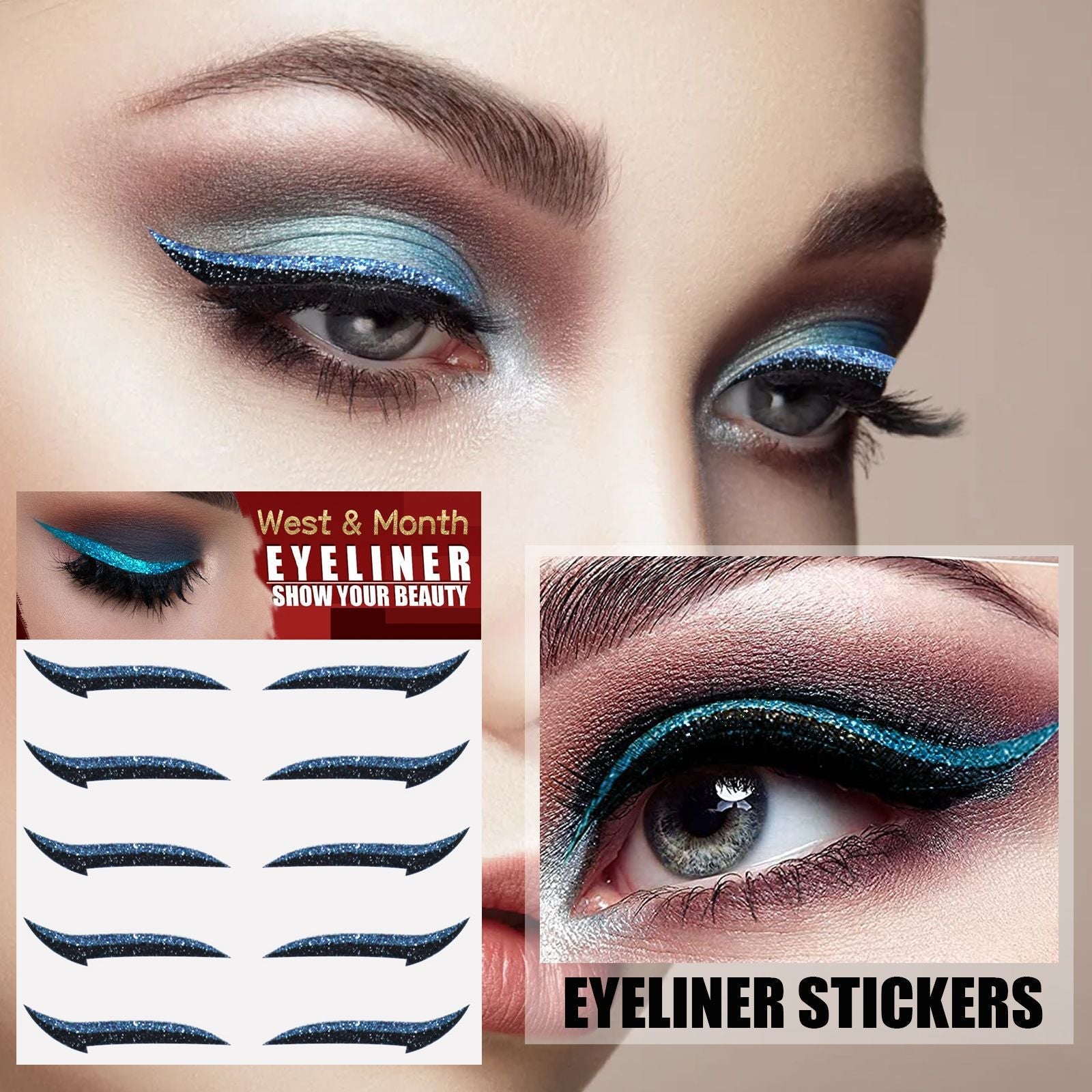 Transform Your Look with Double Eyelid Tape, Easy Self-Adhesive, Trendy Eye Makeup ,5 pairs