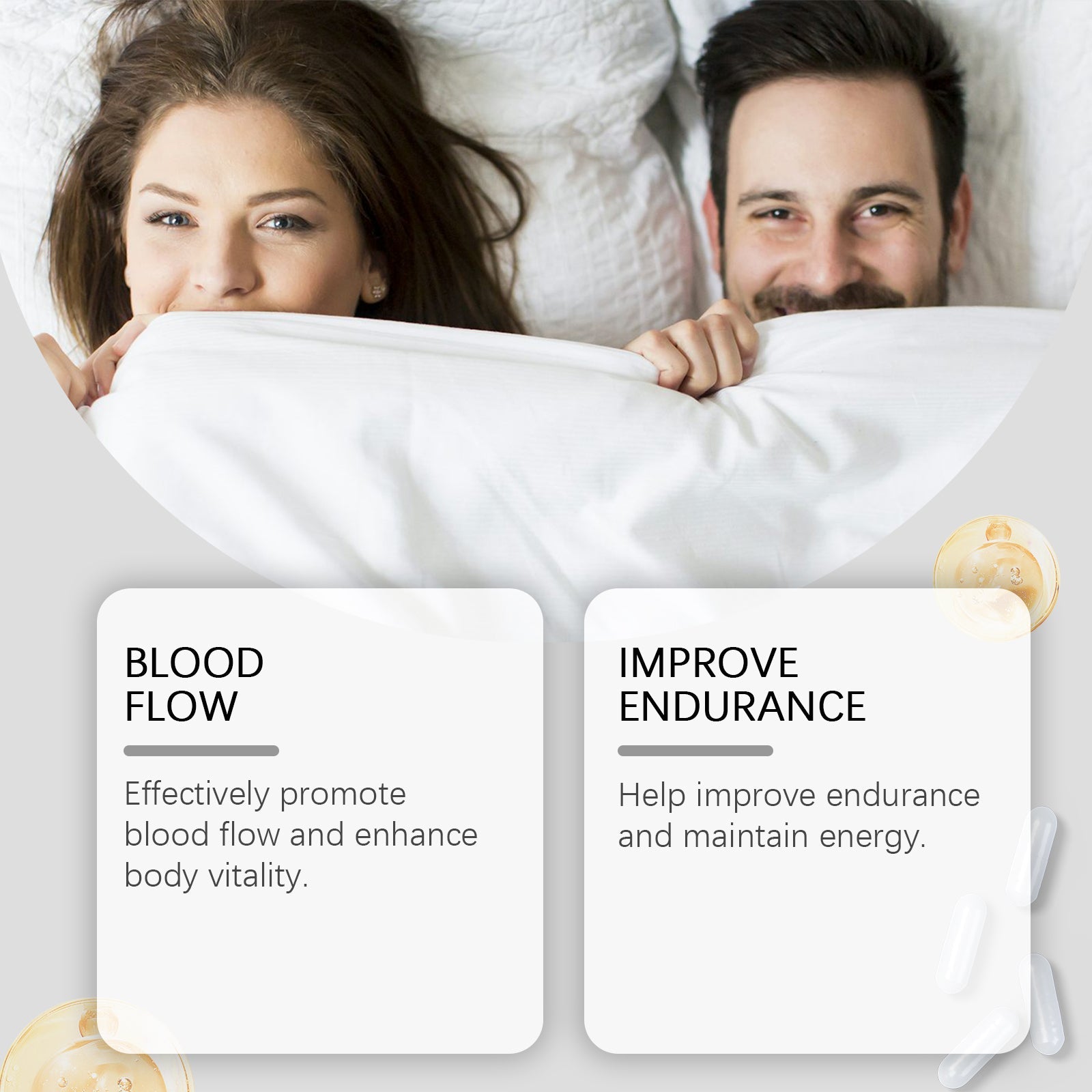 Boost Your Body Care with Natural Maca Capsules, Enhance Vitality and Health ,60 capsules