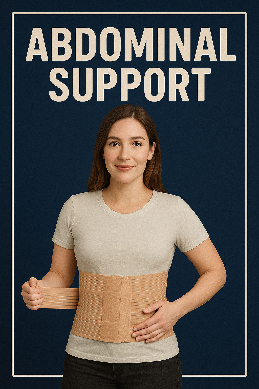 Abdominal support With Comparison Strap, for Mild Back Pain & after Abdominal Surgery & after Delivery