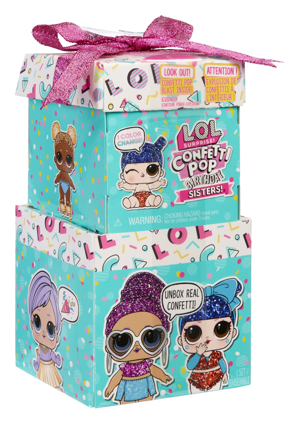 LOL Surprise Confetti Pop Birthday Sisters