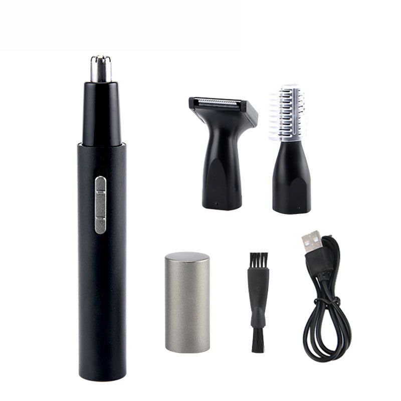 3-in-1 USB Nose Hair Trimmer Kit