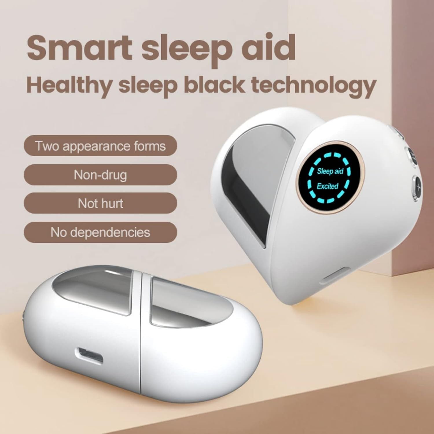 Sleep Aid Device Pressure Anxiety Relief Handheld Microcurrent Improve Deep Sleep Device