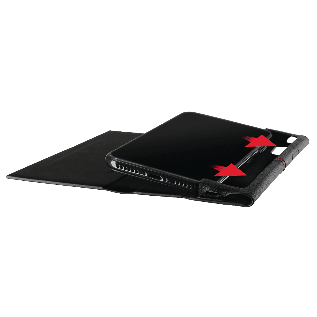 HAMA 187410 Booklet "Red Sensation No. 6" for Apple iPhone 11 Pro, black/red