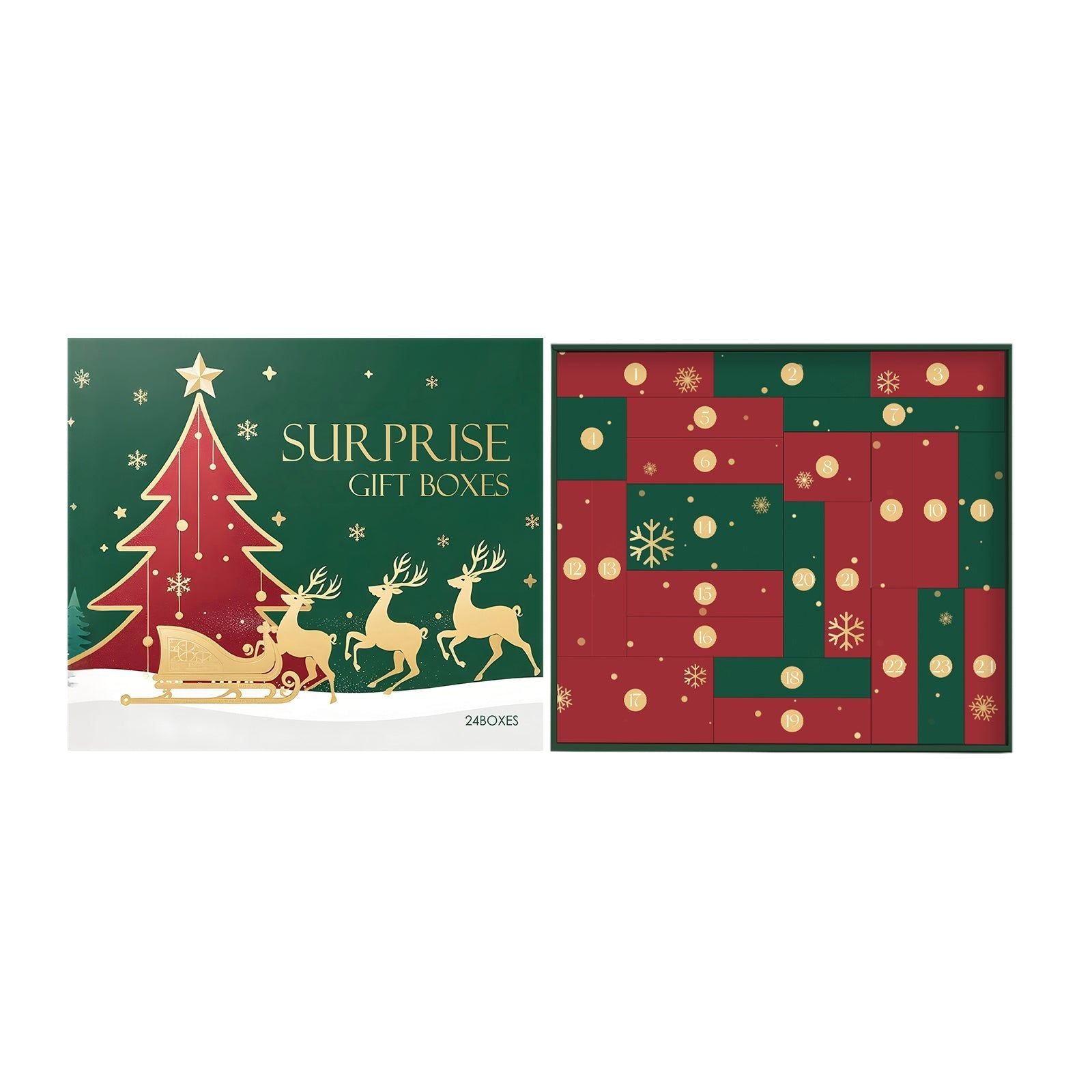 Christmas Beauty Surprise Blind Box, Skincare Gift Set, Moisturizing, Refreshing, Trendy, Gift Idea ,1 set