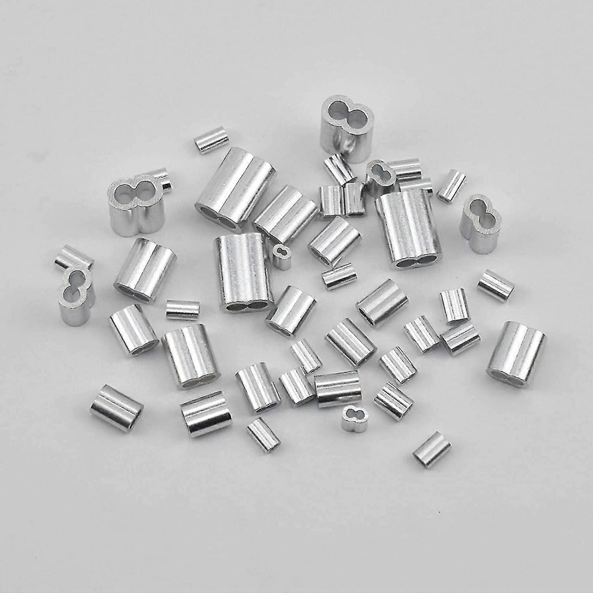 265pcs Crimp Sleeves and Stainless Steel Cable Lug Kit