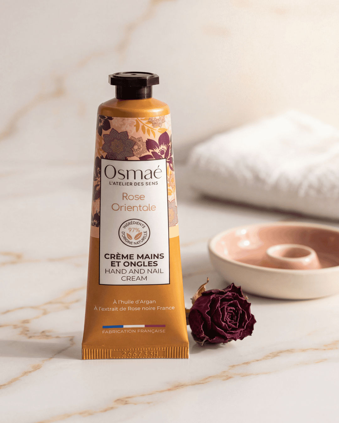 Osmaé Rose Orientale Hand & Nail Cream