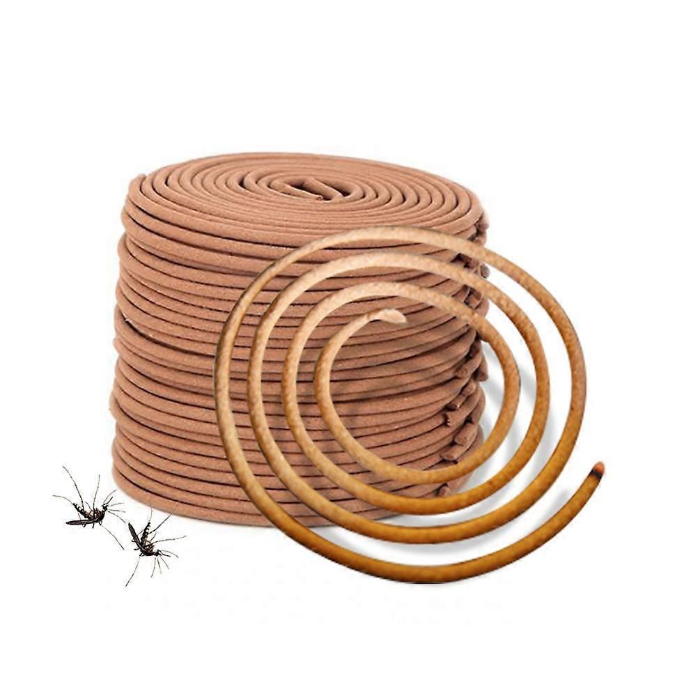 10pcs Sandalwood Mosquito Coils With Fireproof Rack and Long Shelf Life