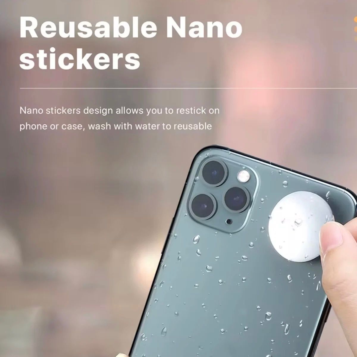ستيكر المرايا للتلفون Nano Selfie Mirror Sticker for Phones &amp; Cameras