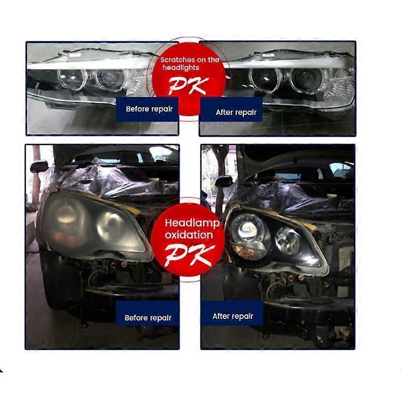 Car Headlight Restoration Polish Kit Polish Headlights Liquid Polymer