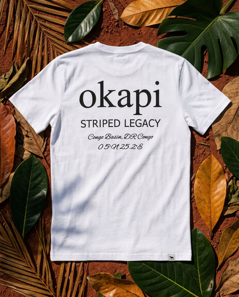 Okapi White Striped Legacy T-Shirt