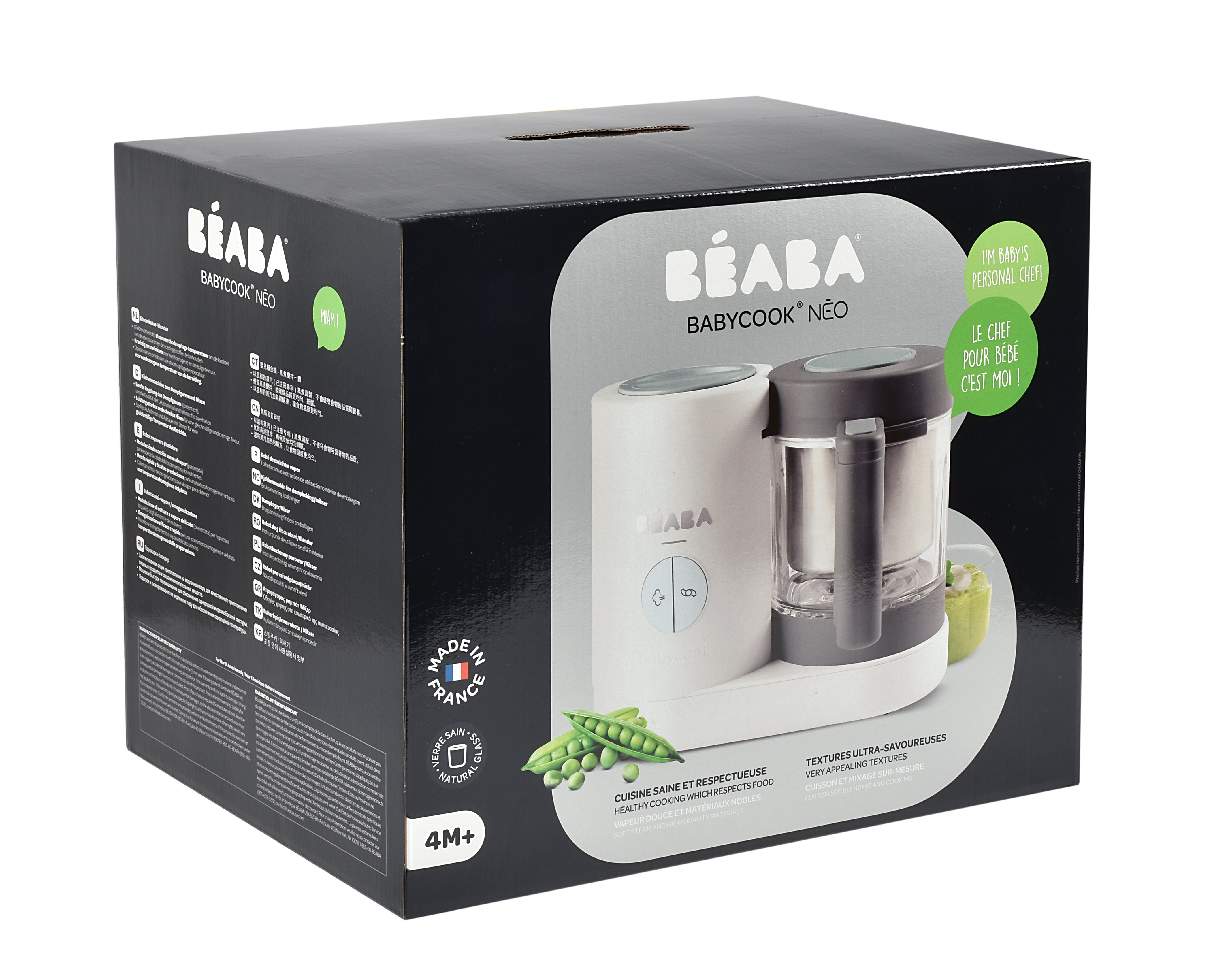 Béaba Babycook Neo 6-in-1 Baby Food Maker – Grey/White