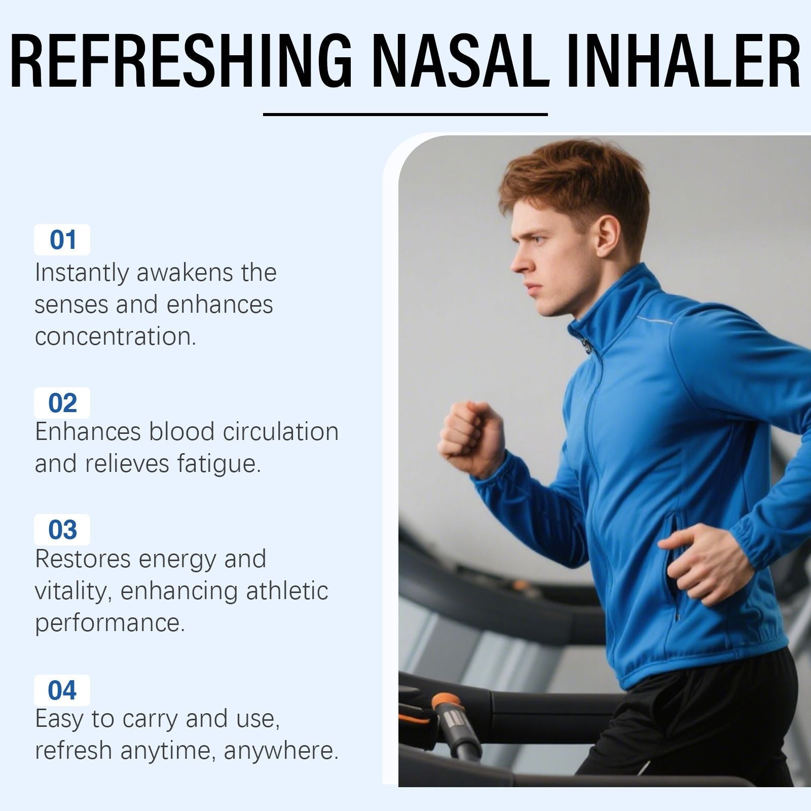 Aromatherapy Nasal Inhaler Stick Portable 1ml