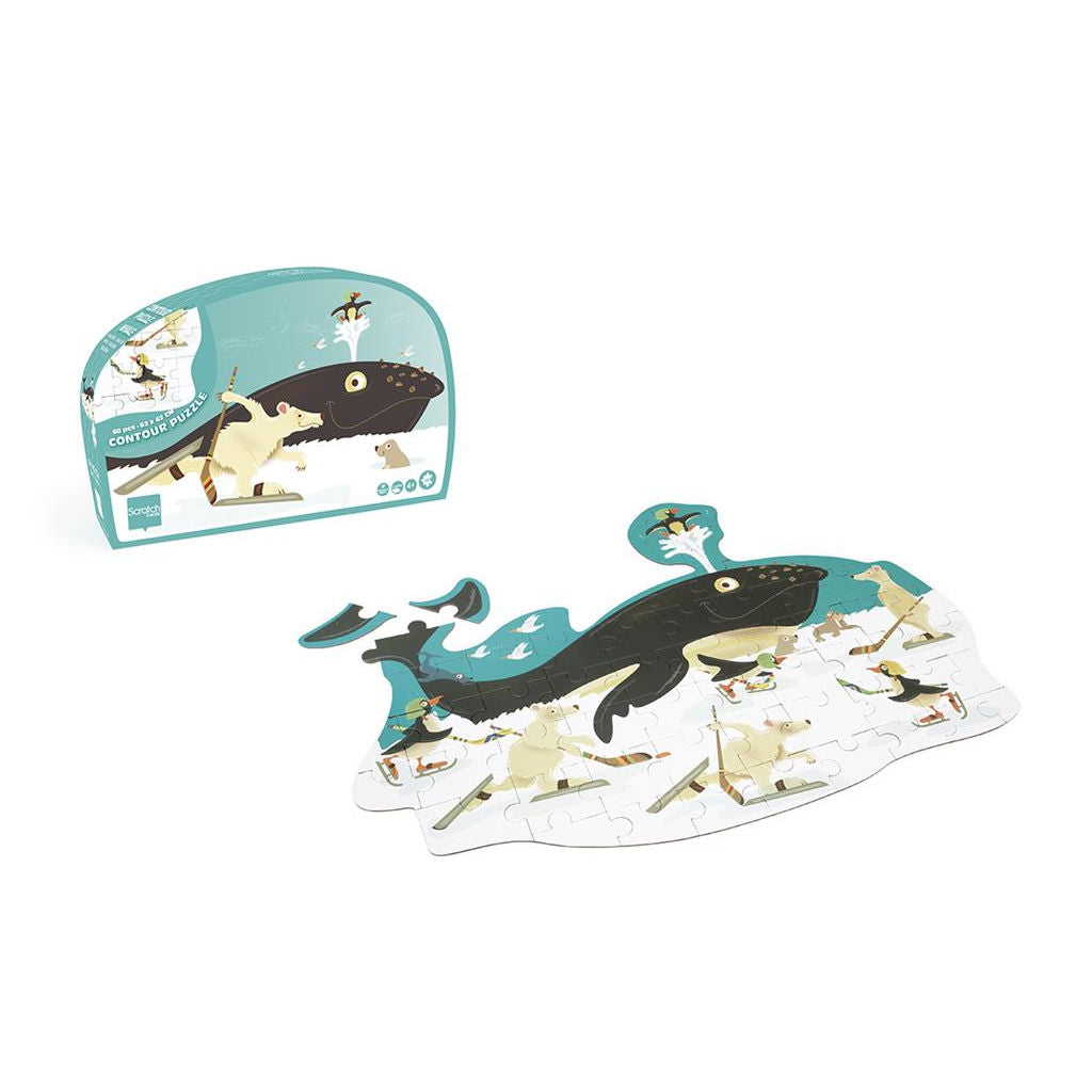 Whale Contour Puzzle