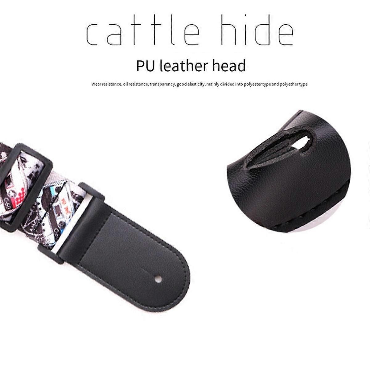 Guitar Strap, Suitable for Bass, Acoustic and Electric Guitar,C