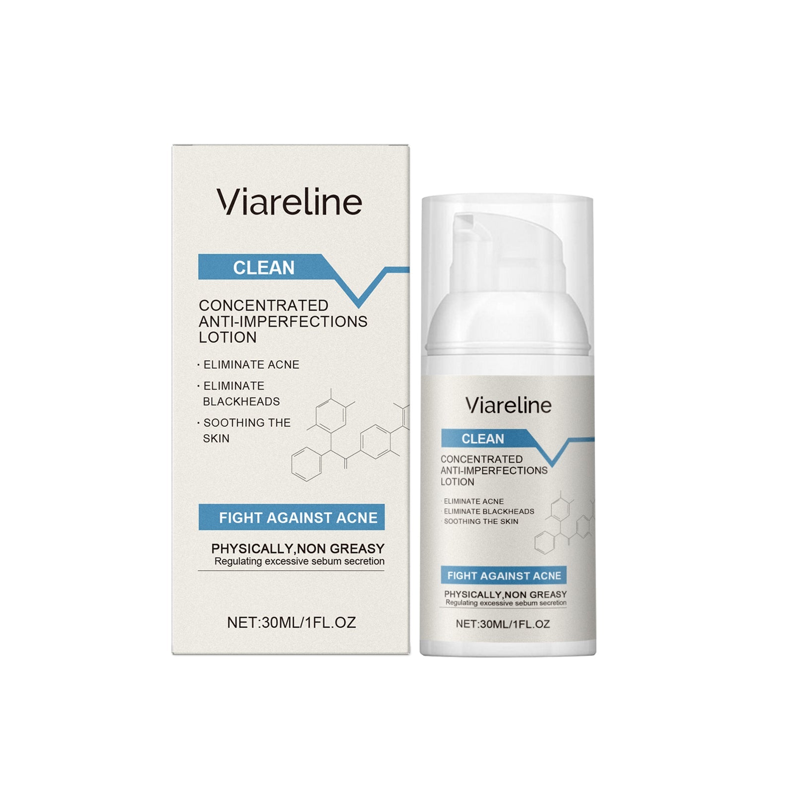 Acne Repair Lotion, Oil Control, Clear Skin, Hydrating, Non-Greasy, Soothing ,30ml