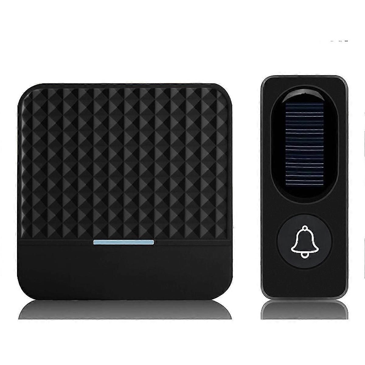 Wireless Solar Doorbell Ip65 Waterproof 300m Doorbells Chime Kit Solar Power Charging Outdoor Doorb