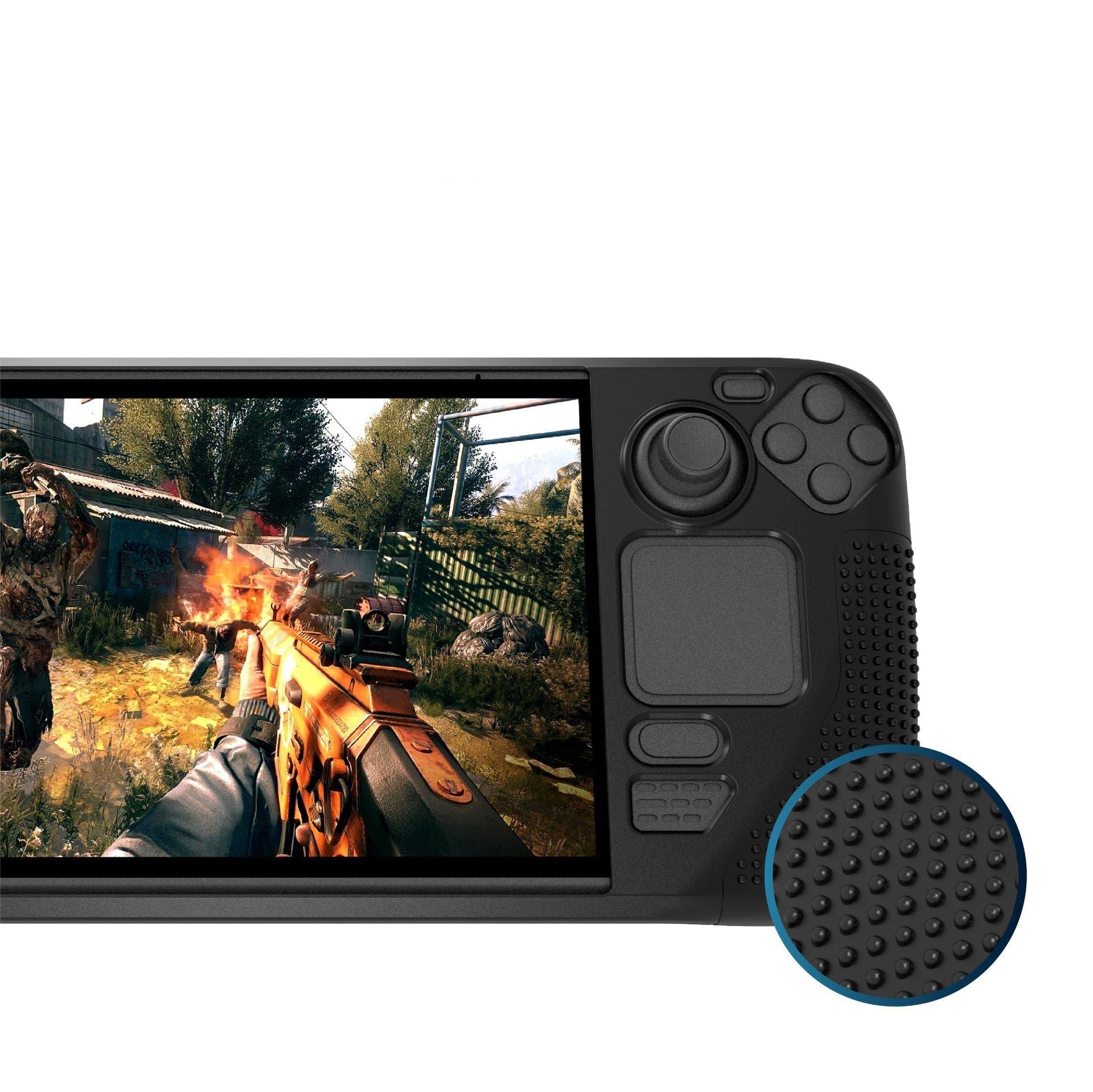 Silicone Game Console Case Anti Slip Protective Cover For Steam Deck