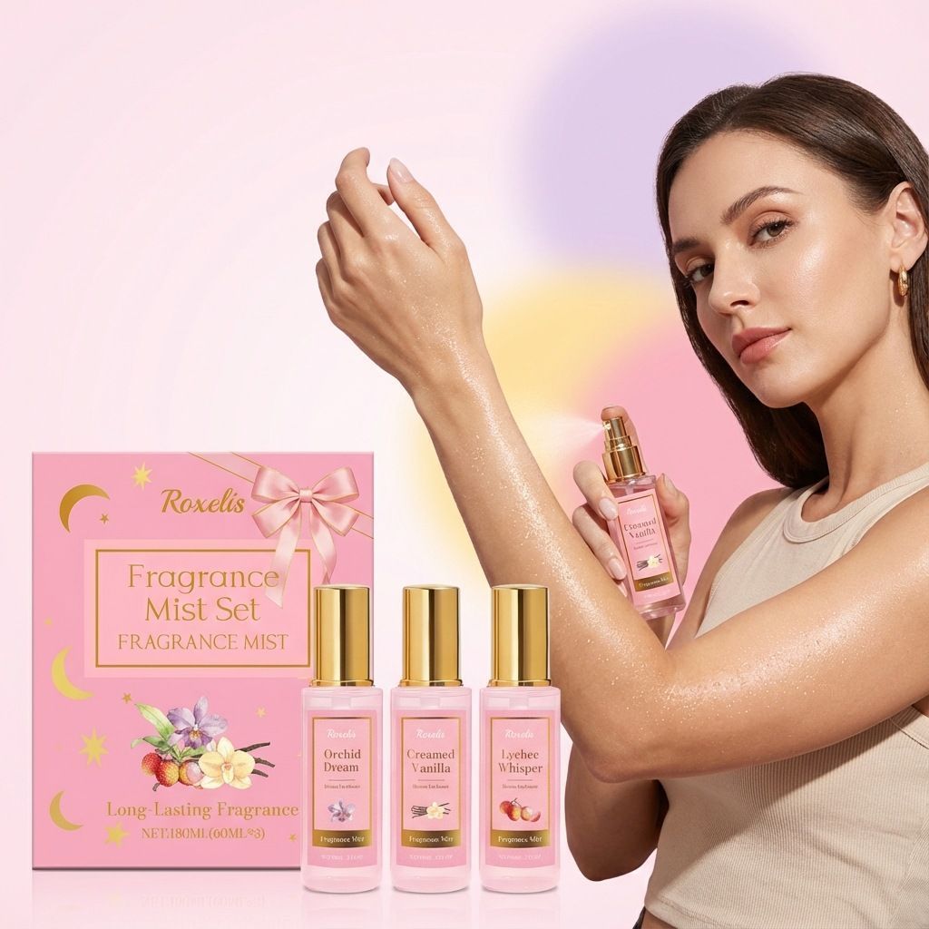 60mlx3 Womens Perfume Set with Floral and Long Lasting