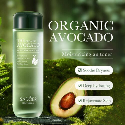 Avocado Toner 130ml, Hydrating and Moisturizing - 001- SD44906