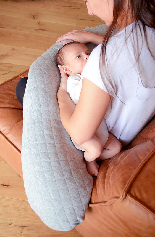 Béaba Big Flopsy™ Fleur de coton® Heather Grey Multi-Function Pillow