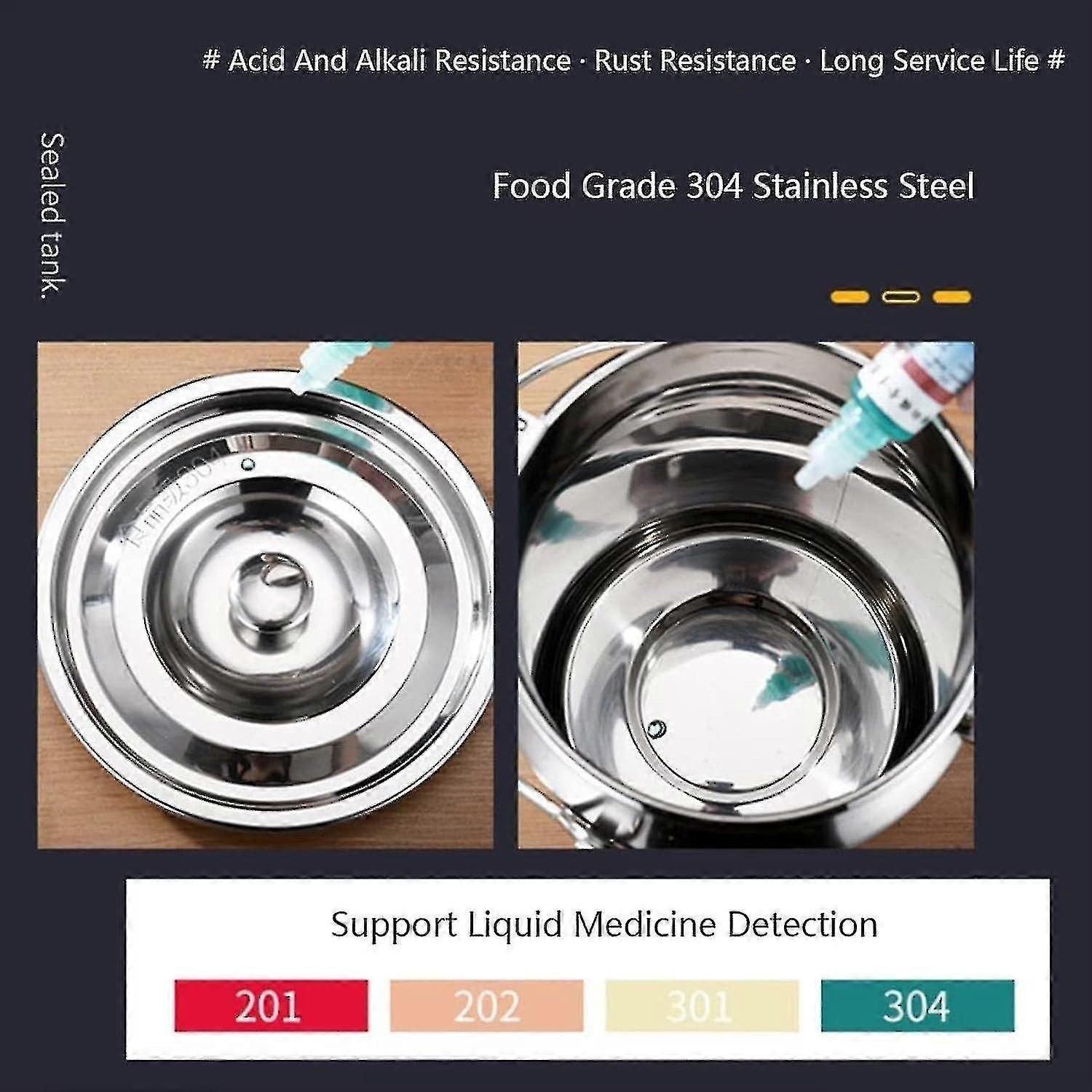 Stainless Steel Milk Can, 5l With Spigot Zy zxin