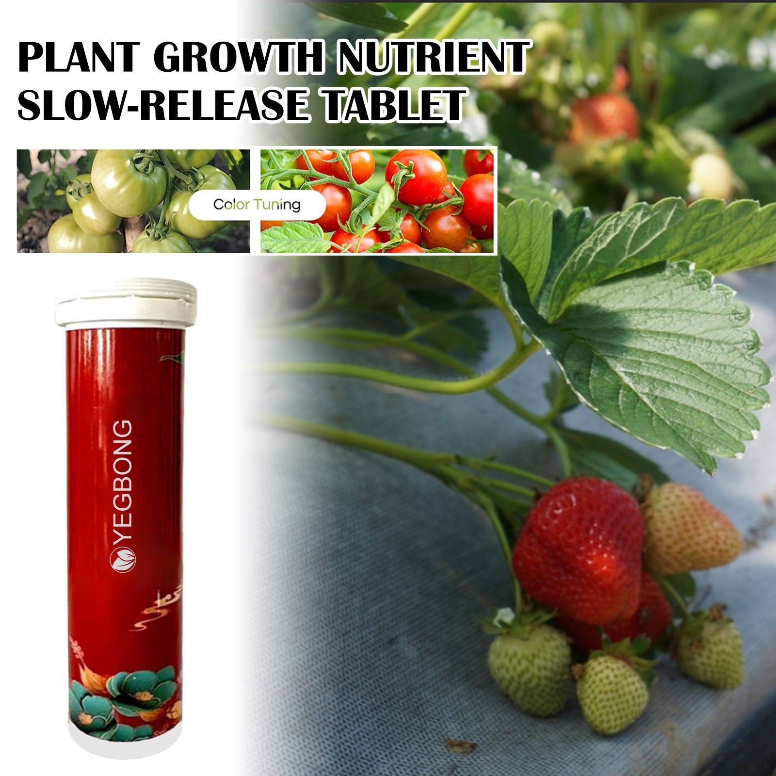 Boost Plant Growth with Sustained Release Tablet, Fast Results, Healthy Vegetables ,22pcs