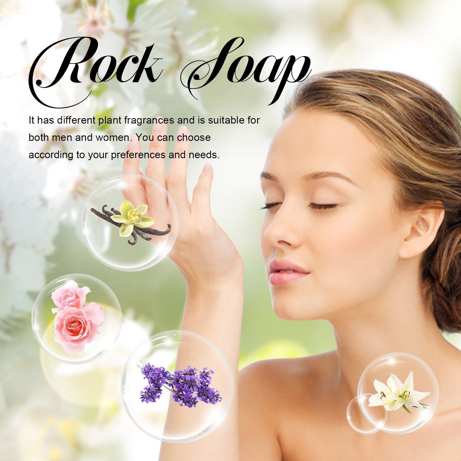 Cleansing Skin Care Soap Moisturizes Brightens, Gentle for All Skin Types ,100g