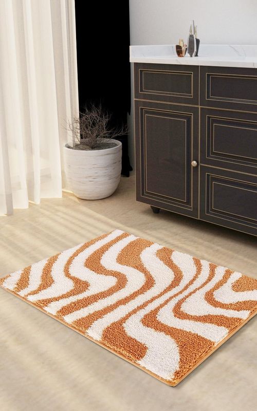 AIESY® Beautiful Microfiber Non Slip Bath Mat for Bathroom