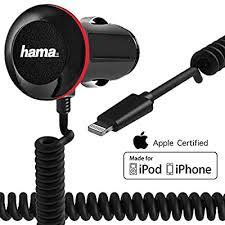 HAMA U6108999 VEHICLE CHARGER FOR APPLE IPHONE MFI