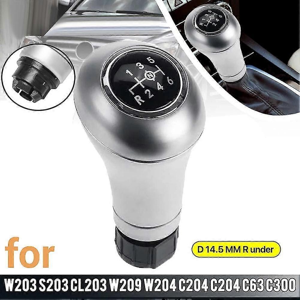 For W203 S203 Cl203 W209 W204 C300 C250 W207 A207 6 Speed Manual 14.5mm Car Gear Shift Knob Shifter