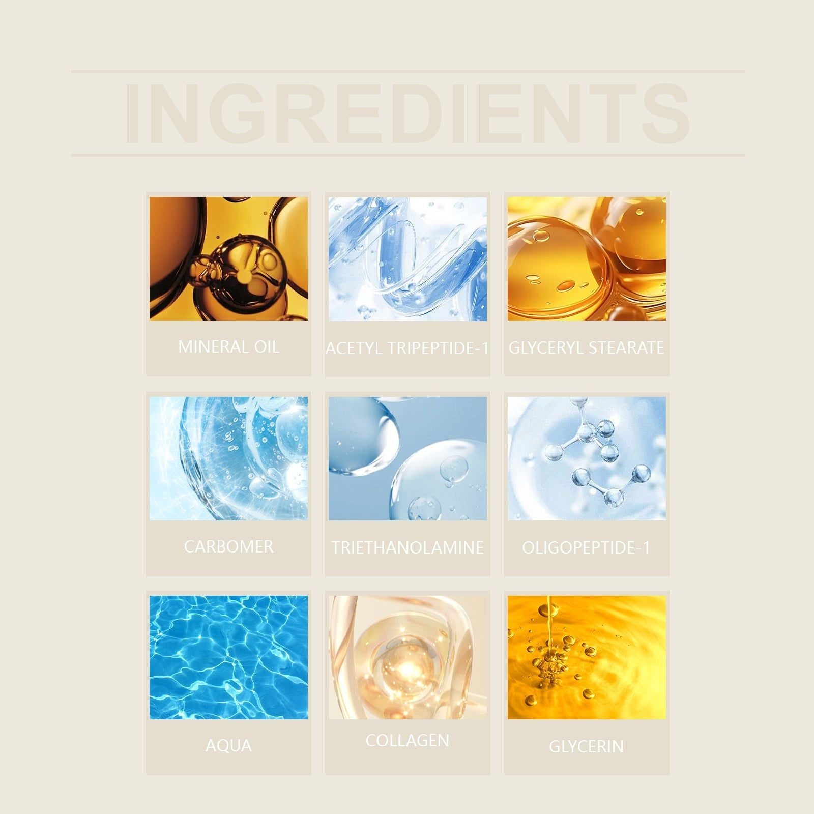 Collagen Facial Care Cream, Anti-Aging, Hydrating, Firming, Fine Lines Treatment ,30g