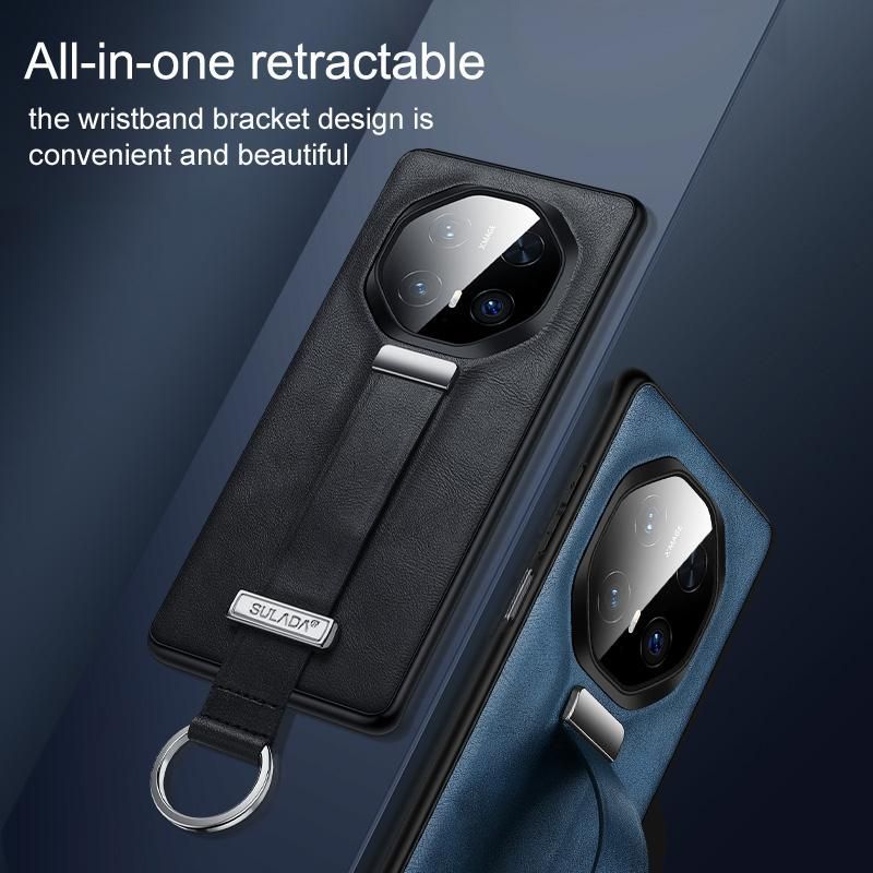 PC Hybrid PU Texture Case For Huawei Mate 70 RS Ultimate