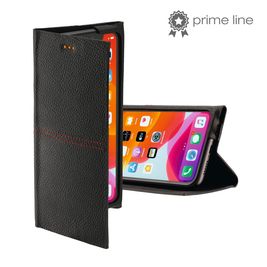 HAMA 187411 Booklet "Red Sensation No. 6" for Apple iPhone 11, black/red