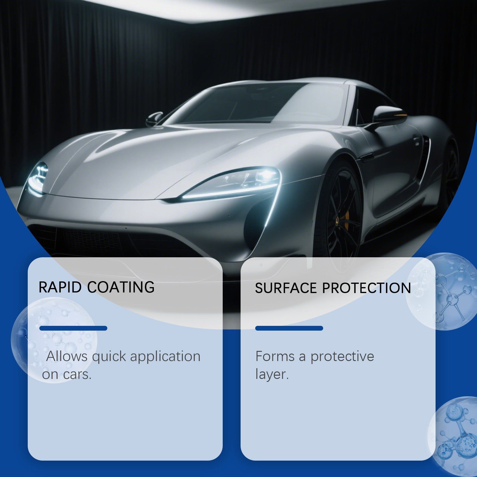 Automotive Coating, Quick Shine & Protection, Car Detailing Supplies ,1set