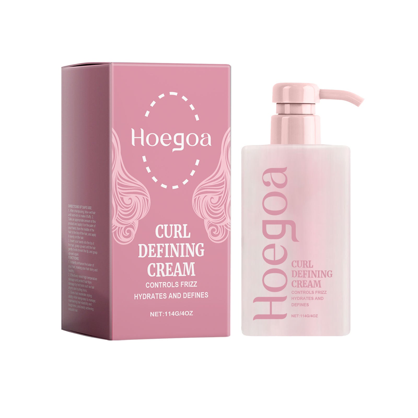 Curl Styling Cream for Natural Luster, Moisturizing, Frizz Control, Shine ,114g