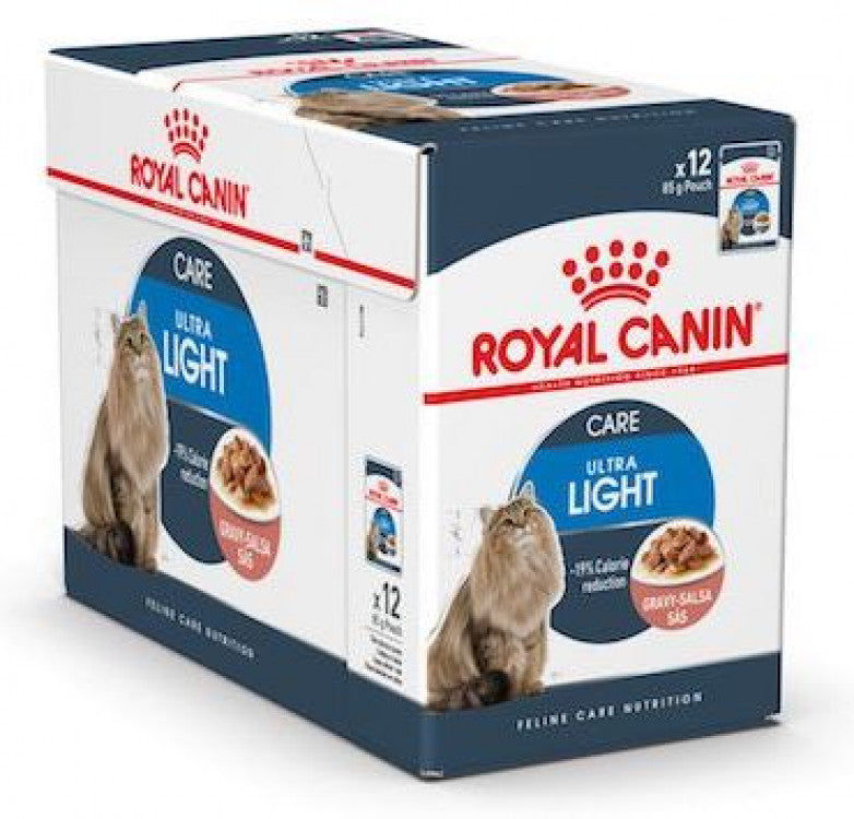 Royal Canin Feline Care Nutrition Light Weight Care - 12 Wet Food Pouches