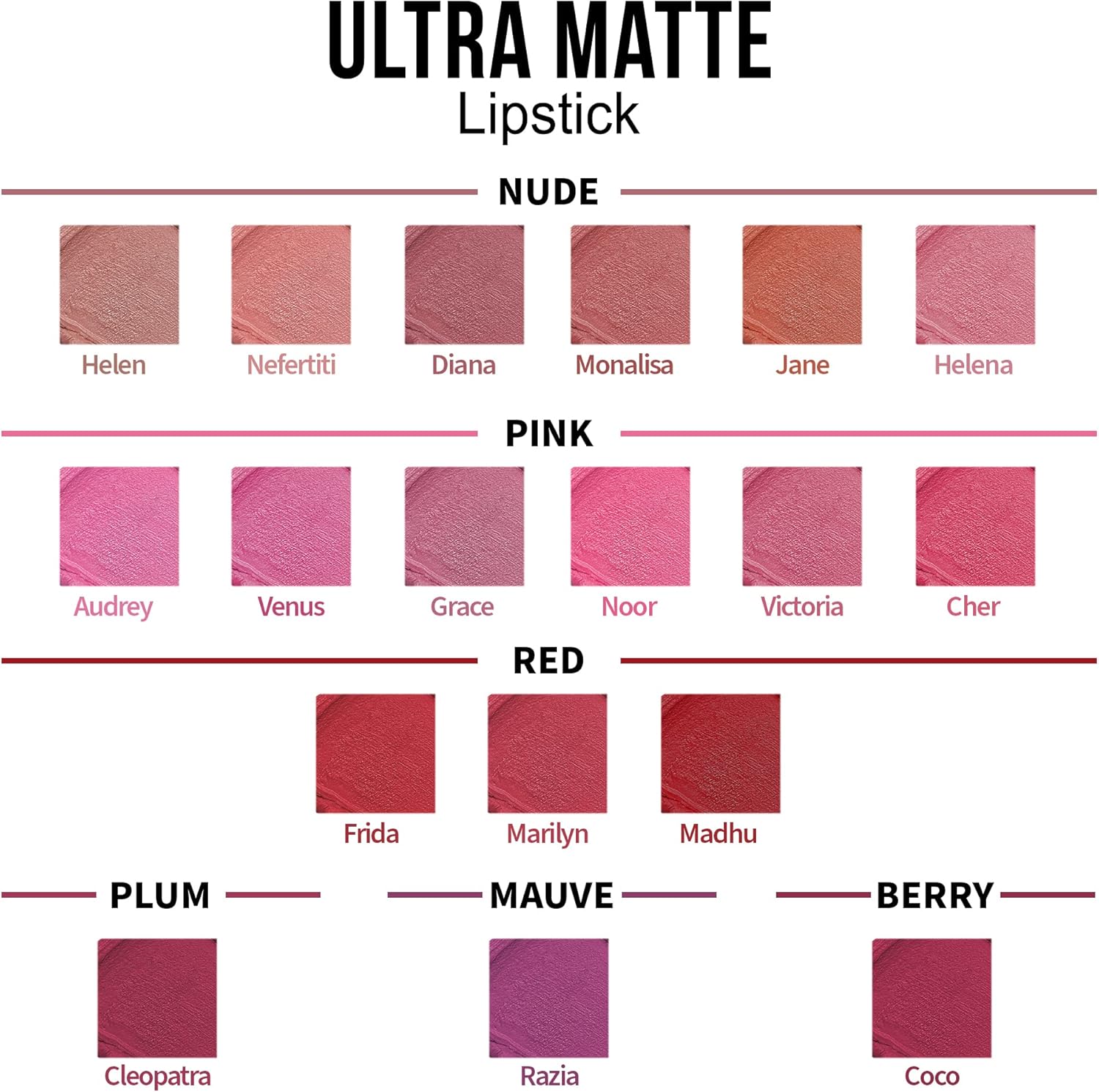 Nykaa Ultra Matte Lipstick  Marilyn 10