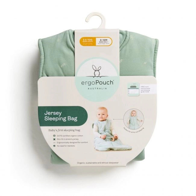 Jersey Sleep Sack 2.5 TOG- Sage (3-12M)