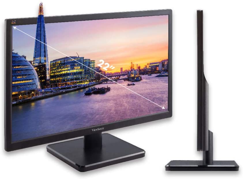 شاشة ViewSonic VA2223-H مقاس 22 بوصة بدقة Full HD من سلسلة MainStream