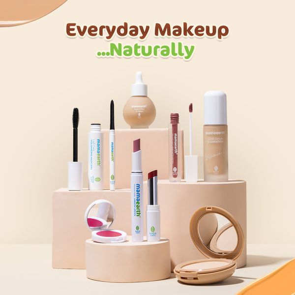 Mamaearth Glow Serum Foundation with Vitamin C & Turmeric for 12 Hour Long Stay 05 Beige Glow 30 ml